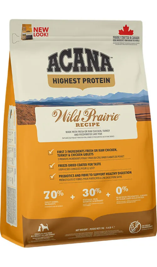 acana wild prairie 2kg