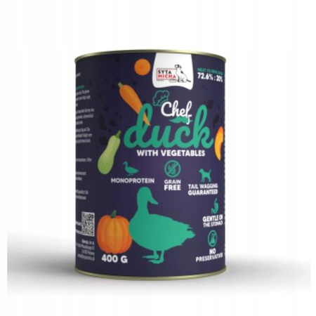 Syta Micha karma mokra zestaw mix smaków 6x400g monobiałkowe