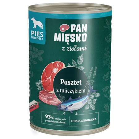 Pan Mięsko Pasztet z ziołami Mix 6x400g