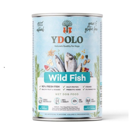 YDOLO Wild Fish - ryby morskie - mokra karma dla psa 12x400g