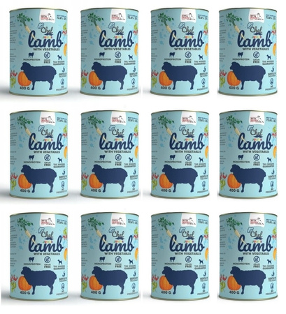 Syta Micha Jagnięcina z warzywami JUNIOR 12x400g