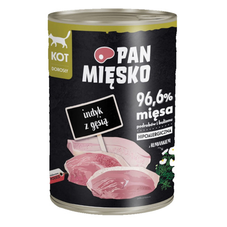 Pan Mięsko Indyk z gęsią 400g