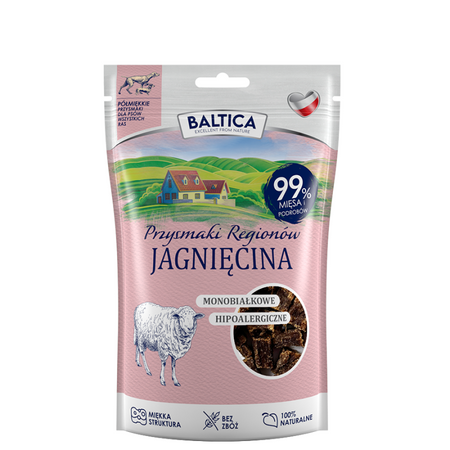 Półmiękkie przysmaki Baltica przysmaki regionu jagnięcina 80g