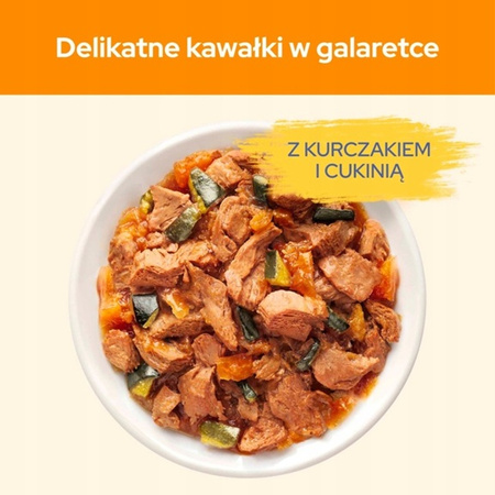 CAT CHOW ADULT Kurczak Cukinia 26x85g