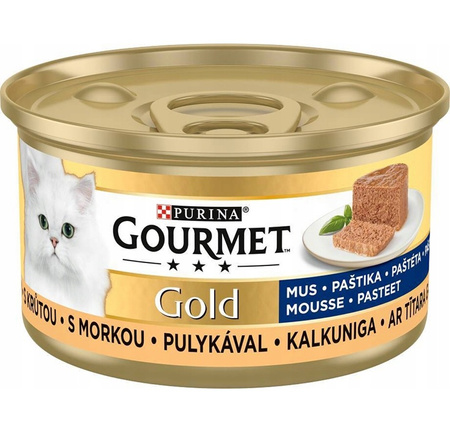 GOURMET GOLD - Mus z indykiem 12x85g