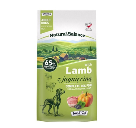 Natural Balance Lamb 3kg M/L