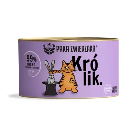 Karma mokra KOT mix smaków PAKA ZWIERZAKA 6x200g