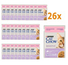 CAT CHOW SENSITIVE Łosoś Cukinia w sosie 26x85g