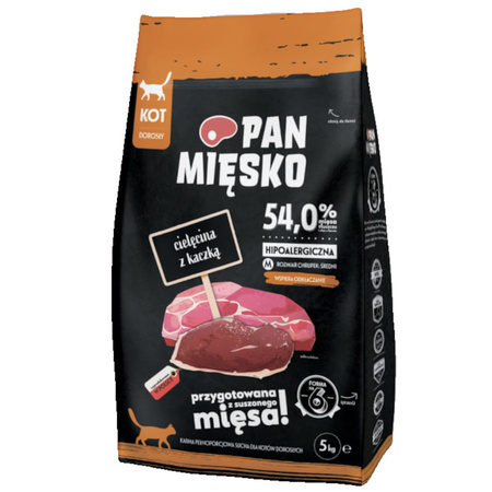 Pan Mięsko cielęcina z kaczką chrupki  M 5kg