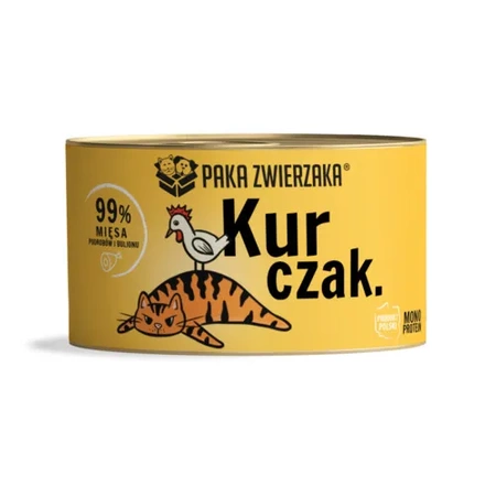 Karma mokra KOT mix smaków PAKA ZWIERZAKA 6x200g