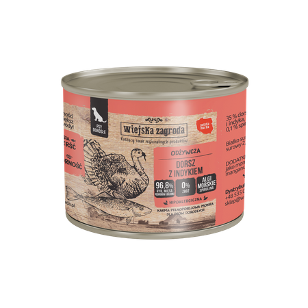 Wiejska Zagroda Dorsz indykiem 12x200g
