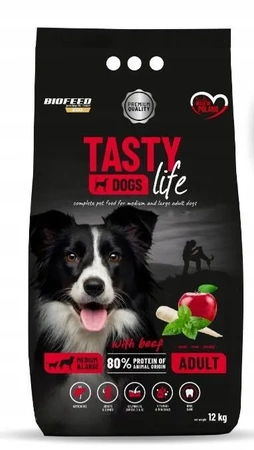 Biofeed Tasty Dogs Life Adult with Beef wołowina 12kg