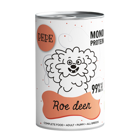 Karma mokra Pepe roe deer SARNA 400g