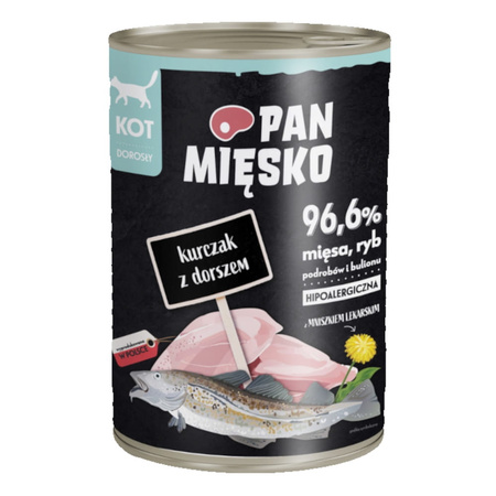 Pan Mięsko Kurczak z dorszem 400g