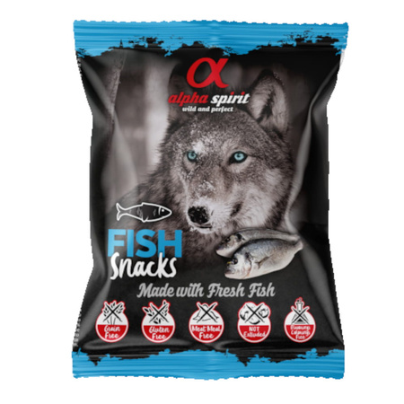 Alpha spirit Przysmaki dla psa ryba 12x50g