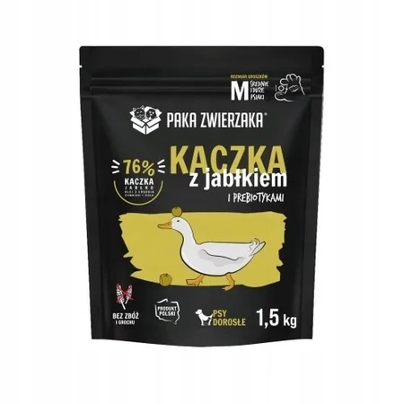 Paka zwierzaka Kaczka z jabłkiem 1.5kg