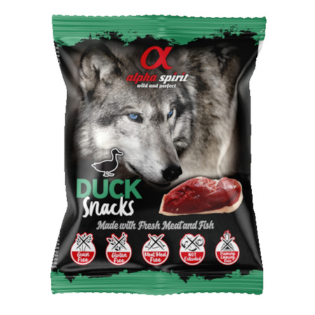 Alpha spirit Przysmaki dla psa kaczka 6x50g