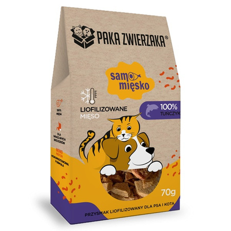 Przysmak liofilizowany Samo Mięsko TUŃCZYK 70g