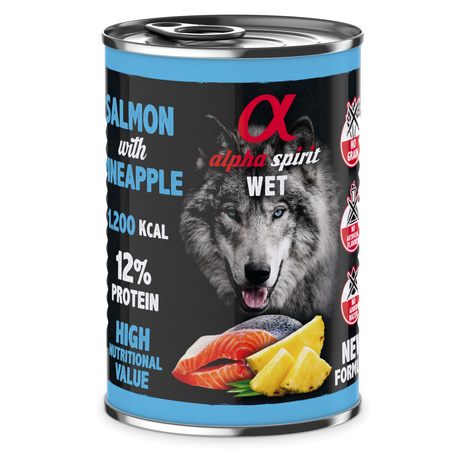 Alphs spirit Łosoś z ananasem 6x400g