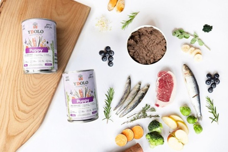 YDOLO Puppy - wieprzowina Iberico i ryby - mokra karma dla szczeniąt 400g