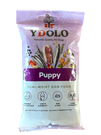 YDOLO Puppy - wieprzowina Iberico i ryby - karma półwilgotna dla szczeniąt 100g