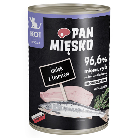 Pan mięsko dla kociąt Mix smaków 12x400g