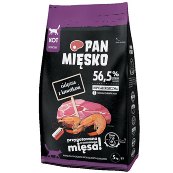 Pan Mięsko cielęcina z krewetkami chrupki S 5kg