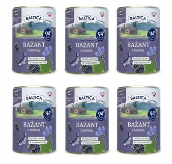 Baltica karma mokra bażant z sarniną 6x400g