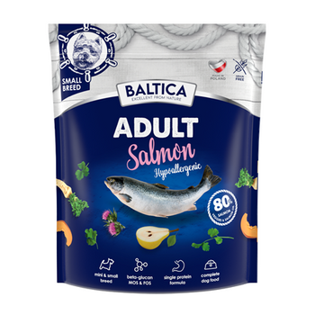 Baltica ADULT Salmon Hypoallergenic hipoalergiczna z łososia dla dorosłych XS/S1kg