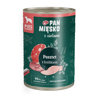 Pan mięsko Pasztet z królikiem i ziołami 400g