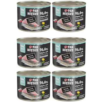 Pan Mięsko Kurczak z dorszem 6x200g