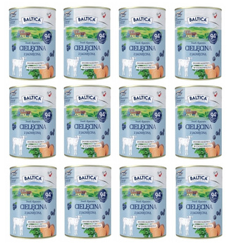 BALTICA SMAKI REGIONÓW Cielęcina z jagnięciną 12x400g