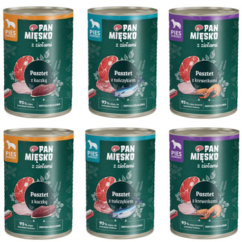 Pan Mięsko Pasztet z ziołami Mix 6x400g