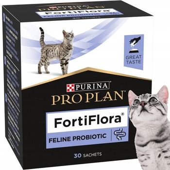 FORTIFLORA CAT PROBIOTYK dla KOTA Purina 30 saszetek