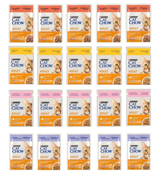 Cat chow saszetki mix smaków 20x85g