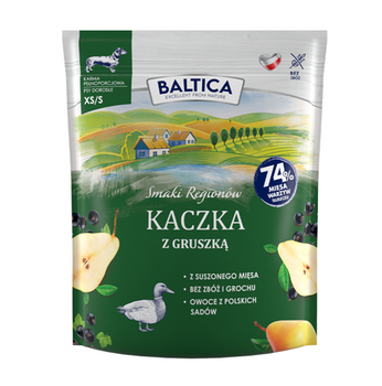 Baltica karma dla psów małych ras Kaczka z gruszką 1kg