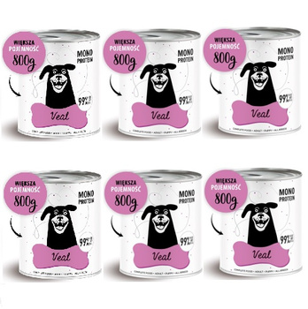 Karma mokra PEPE Veal 6x800g PAKA ZWIERZAKA