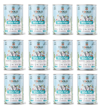 YDOLO Wild Fish - ryby morskie - mokra karma dla psa 12x400g