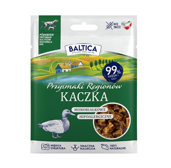Smaczki dla psa Baltica półmiękkie przysmaki kaczka 30g monobiałkowe