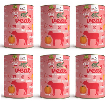 Syta Micha Cielęcina z warzywami JUNIOR 6x400g