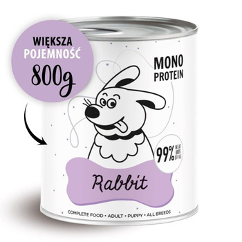 Karma mokra PEPE Rabbit 800g Paka Zwierzaka