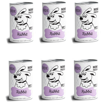 monobiałkowa z królika mokra karma Paka zwierzaka Rabbit 6x400g