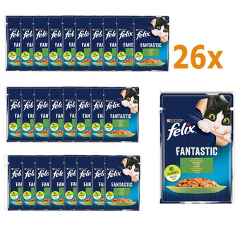 FELIX FANTASTIC Królik 26x85g