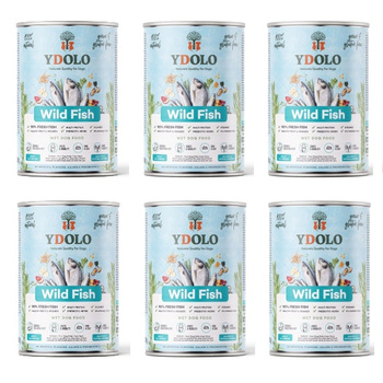 YDOLO Wild Fish - ryby morskie - mokra karma dla psa 6x400g
