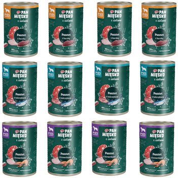 Pan Mięsko Pasztet z ziołami Mix 12x400 g