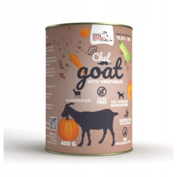Syta Micha Karma Mokra CHEF Koza z warzywami 400g monobiałkowa