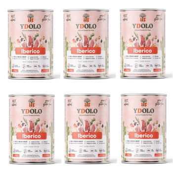 YDOLO Iberico - wieprzowina Iberico - mokra karma dla psa 6x400g