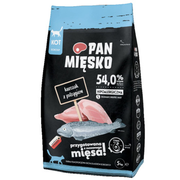 Pan Mięsko kurczak z pstrągiem chrupki S 5kg