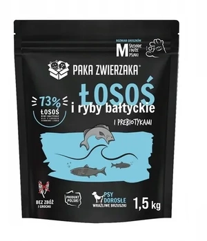 Paka zwierzaka Łosoś z rybami bałtyckimi 1,5kg