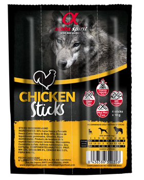 Alpha spirit Sticks Kurczak 40g